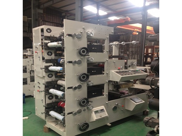 6Colors 60m/Min Flexo UV Label Adhesive Printing Machine