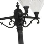 SMD3528Aluminum Outdoor Garden Solar Light Black Integrated IP65 Optically