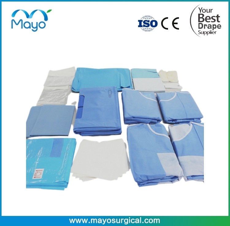 Coronary Artery Bypass Graft CABG Drape Pack for Coronary Heart Disease