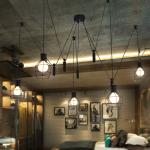 Vintage sloped ceiling pendant lights For Kitchen Bedroom Living room Lighting