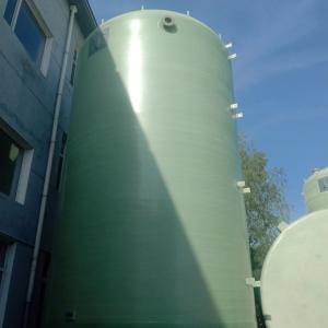 Wholesale White Blue Cross Wound Frp Chemical Storage Tank For Chemistry Process from china suppliers