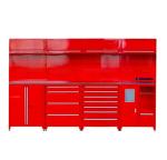 LS-GA009 1.0mm 1.2mm 1.5mm Garage Metal Tool Cabinet for Store in Brown at Store