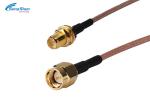 Antenna RF Coaxial Cable Assembly 50ohm SMA Female Male RG316 6" Length