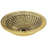 Chromed Clear Glass Bowl Sink Golden Wash Hand Modern Crystal Bathroom Vanity