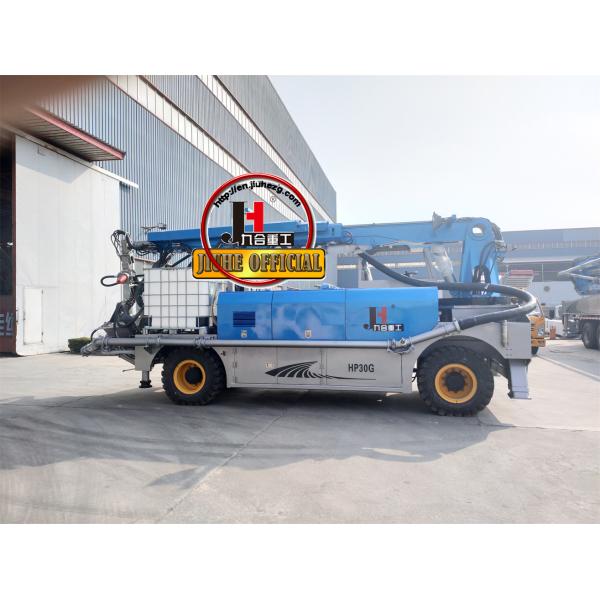 Easy Operation JIUHE Brand Wet Concrete Shotcrete Pump Machine For Grouting Pump Spraying 30M3/H Output