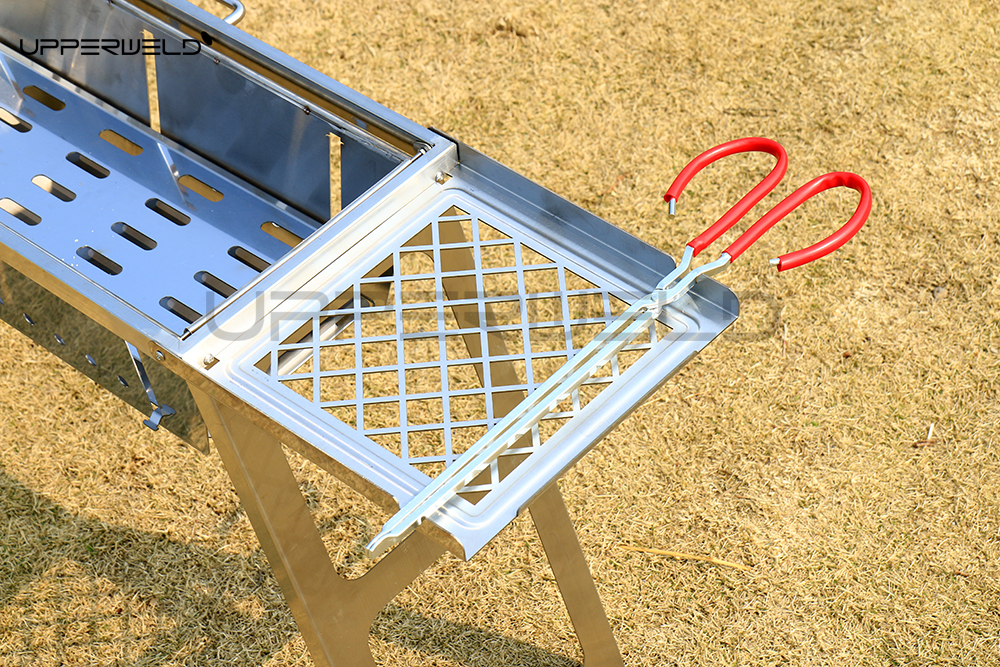 Clean Finishing Portable BBQ Outdoor Grill Foldable Stainless Steel Smokeless Grilling