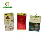 Olive Oil Tin Can Unique Printing Food Grade Tin Containers Metal Tinplate
