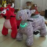 Hansel walking stuffed electric children zoo animals kiddie ride