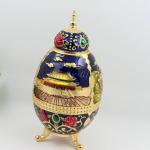 Shinny Gifts Vintage European Home Decor Metal Craft Gifts Automatic Toothpick