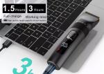 LCD Display 8W Electric Hair Trimmer , 600MAH Men Professional Hair Clippers
