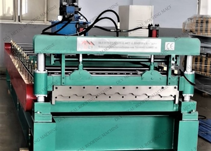 1250mm Trapezoidal Roll Forming Machine 7.8T Steel Sheet Making Equipment