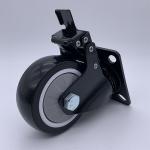 6 Inch Safety Dual Locking Plate Industrial Caster Wheels