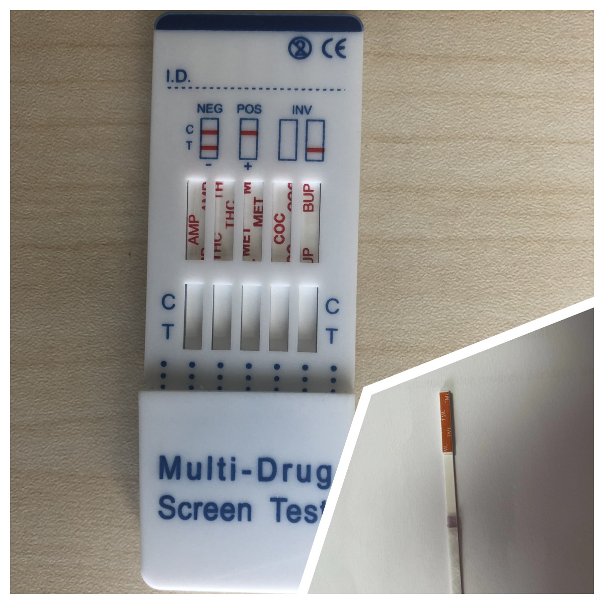 Multi Drug Urine Rapid Test Rapid Colloidal Gold Test Cassette For Diagnostics