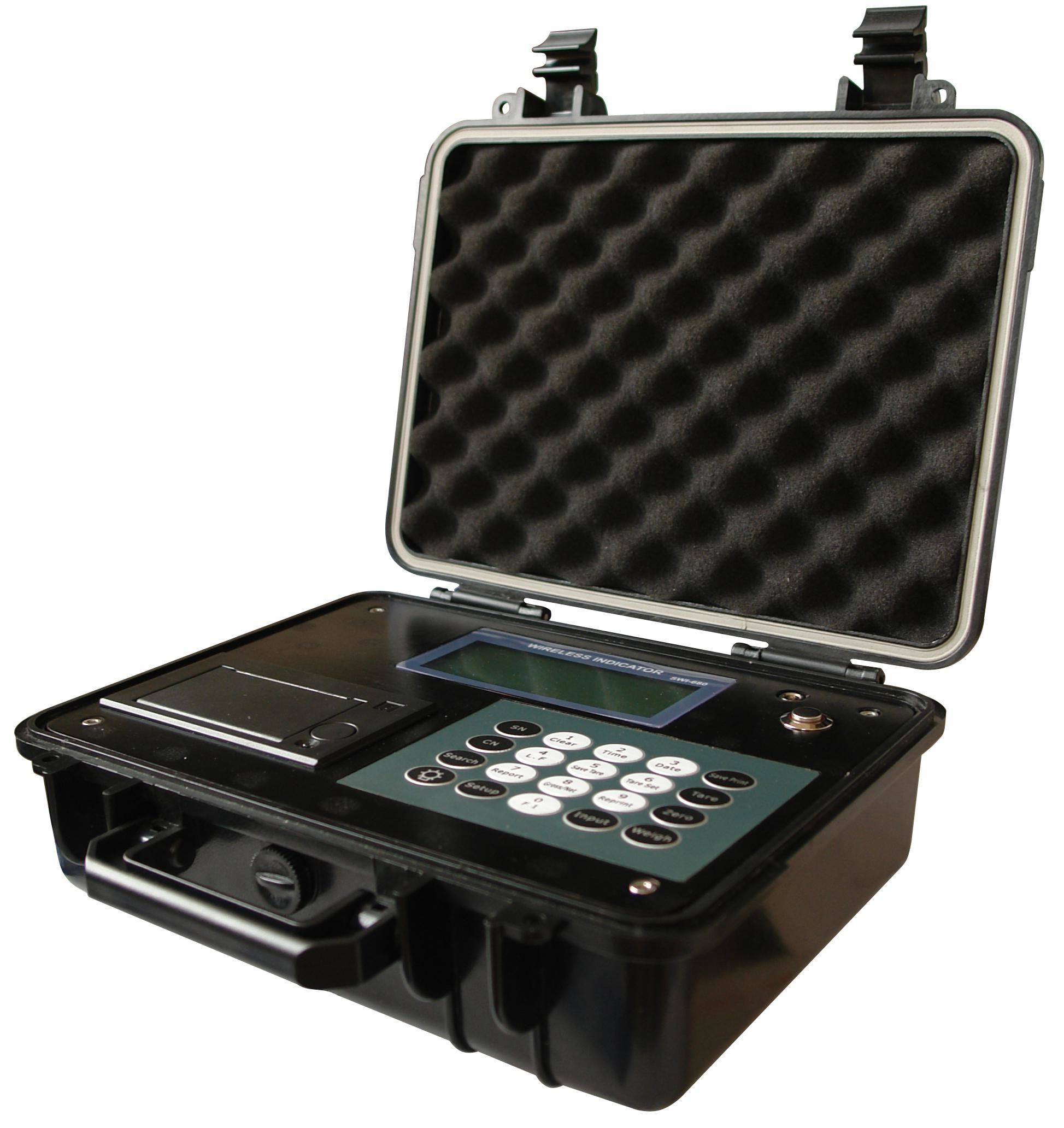 INPT-S001-B Aluminum-alloy Eavy Duty dynamic Portable Vehicle Scale IP66 15T 350 ohm Mobile Truck scale RS232
