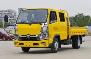 Wholesale Truck Bed Box Foton Small Lorry Truck Double Row 5 Seats Cabin Gasoline Engine 6 Tirs LHD from china suppliers