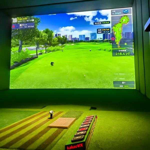Infrared Golf Simulator Smart Hitting Golf Training Aid Indoor Range Ar Golf
