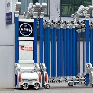 Wholesale 17m / min Electric Folding Sliding Gate Automatic Retractable Stainless Steel 201 304 from china suppliers