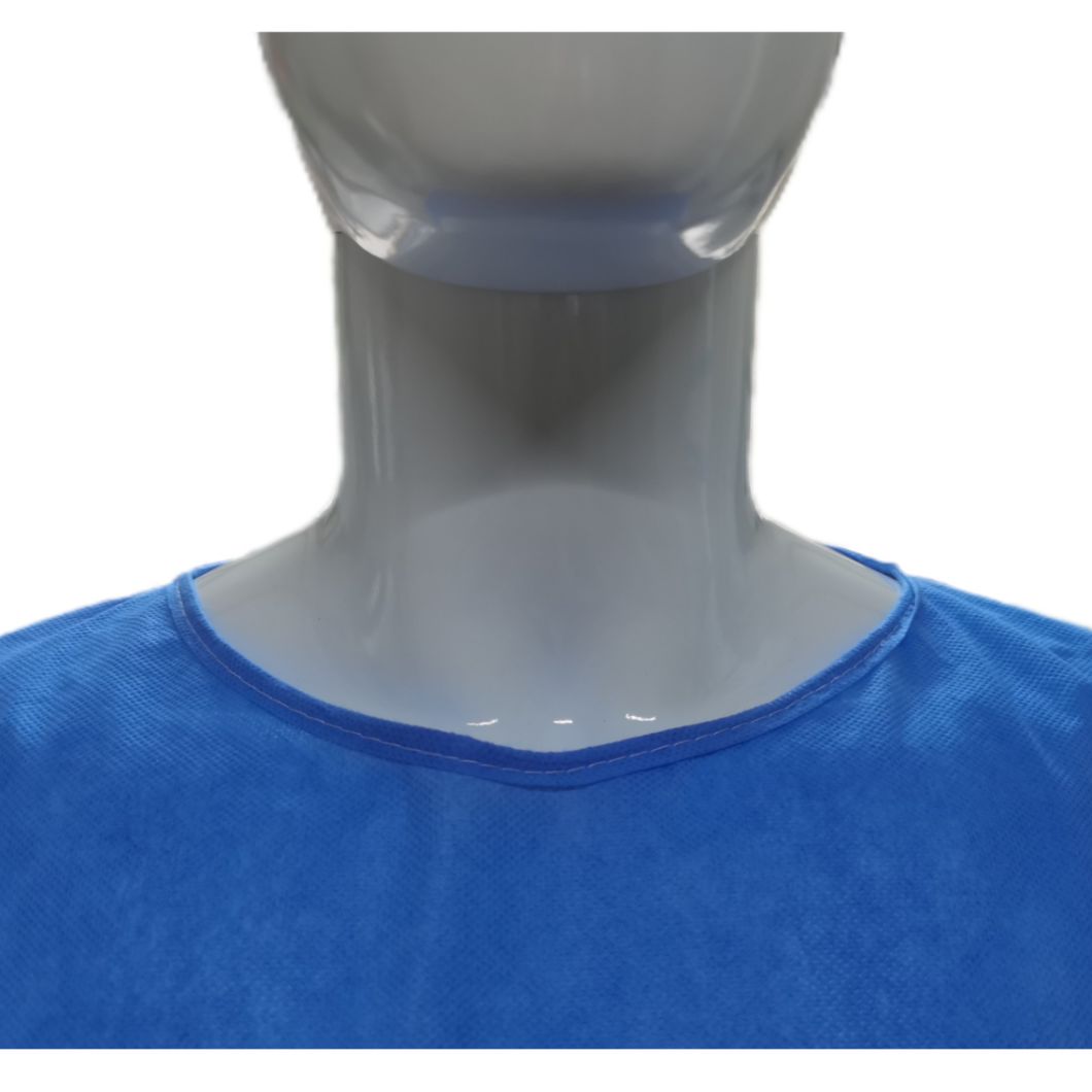 Level1/2/3 SMS/PP/PP+PE Waterproof Soft Hygienic Disposable Isolation Gown