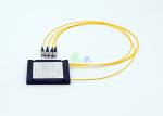 Accurate Coupling 1x3 Fiber Optic Coupler Low Insertion Loss Optical Cable