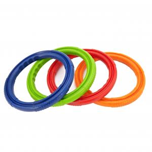 Wholesale Eco - Friendly Dog Chew Toys , Portable Puller Rings For Dogs TPE Material from china suppliers