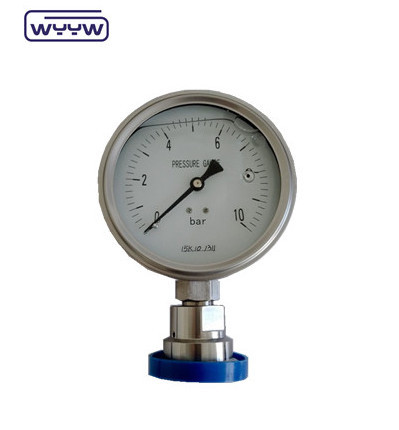 Aluminum Dial Bourdon Tube Pressure Gauge For Precise Pressure Measurement In Heavy Duty