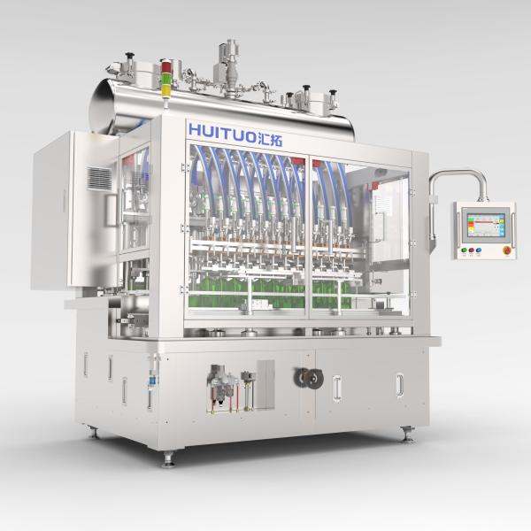 Stainless Steel Piston Filling Machine For Shampoo Hand Sanitizer Laundry
