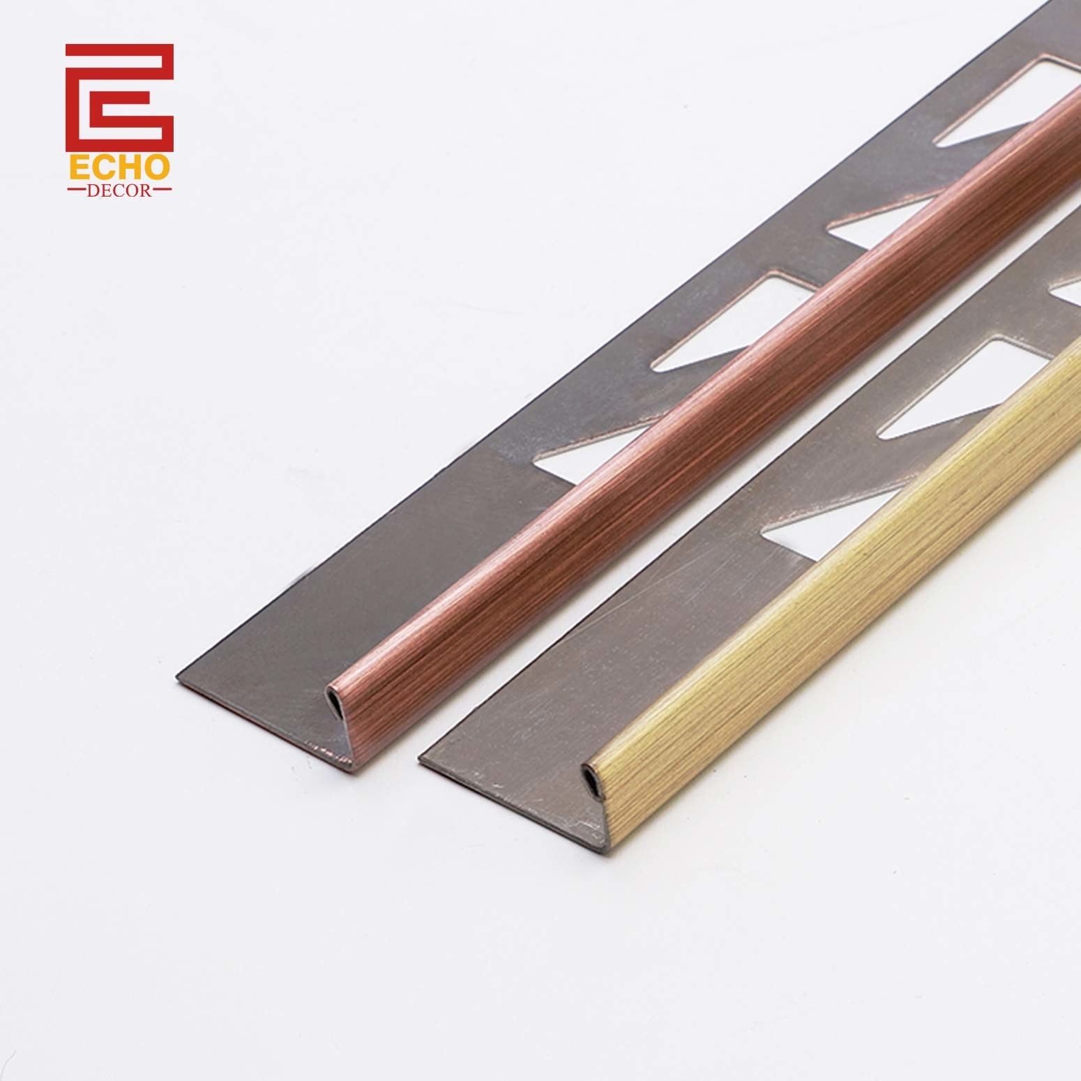 L Shape Brushed Stainless Steel Tile Trim 10mm Tile Border Edge