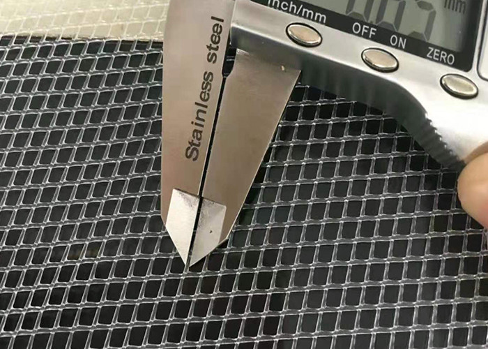 Electro Galvanize Steel Expanded Wire Mesh Plate 8mm Stem