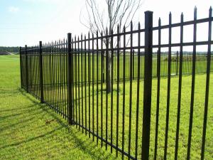 Wholesale 2.03m Pvc Coated Black Wrought Iron Fence Panels Security from china suppliers