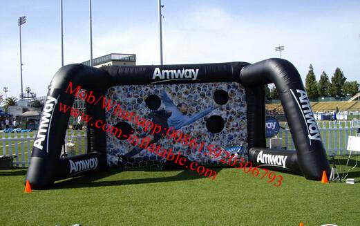 Inflatable football goal target toss Inflatable Mega Goal Soccer Outdoor Sports