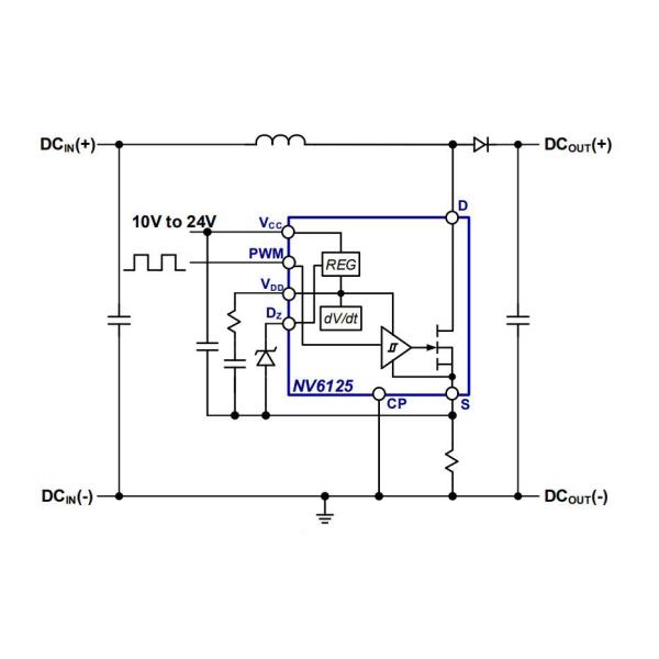 NV6125 Fast Charging Chip 650V 8A QFN30 Power Management IC