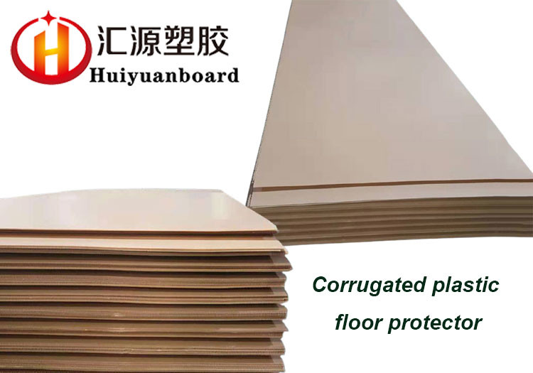 380gsm Eco Friendly Corrugated Plastic Floor Protector Anti UV Stabilized