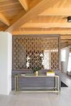 Gold Stainless Steel Partition Decor Interior Room Dividers Walls Customized