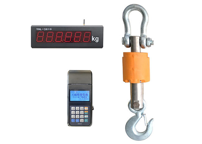 Remote Control Digital 3 Ton 3000kg Hanging Crane Weighing Scale LED Display Weighing Electronic Crane Scales