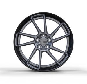 Wholesale Silver Center Gloss Black Forged Wheels 21 Inch 5x120 Off Road Wheels from china suppliers