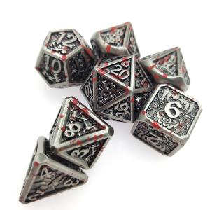 Wholesale Tabletop Game Metal RPG Dice  Neat Sharp Edges Liqui Role Playing Dice Games from china suppliers