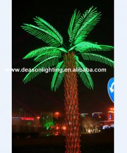 China led artificial palm tree outdoor on sale