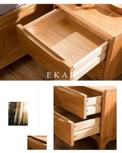 Wholesale Bedroom Furniture Solid Oak Nightstand Bedside Table from china suppliers