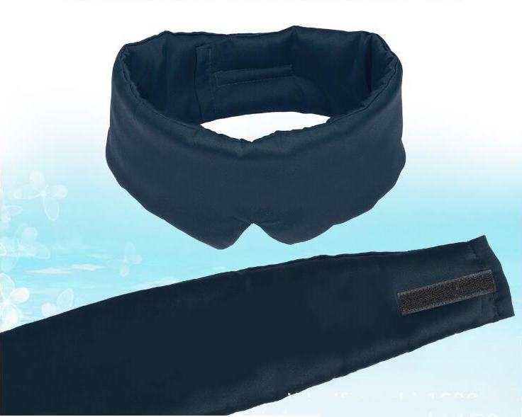 Pure Lightweight Silk Fabric 100% Mulberry Silk Eye Mask With Elastic Band
