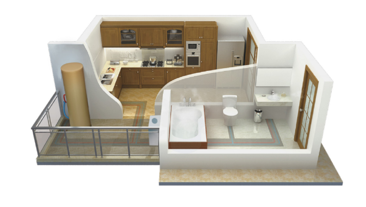 Household 12kw Air Source Heat Pump Residential R410a eco friendly heat pumps