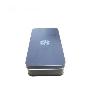 Wholesale Food Grade Rectangular Hinged Tin Containers Metal Tin Box Packaging China Supplier from china suppliers