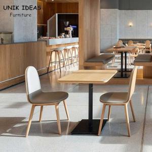 Wholesale 75cm Square Solid Wood Dining Table And 4 Chairs Plywood Coffee Shop from china suppliers