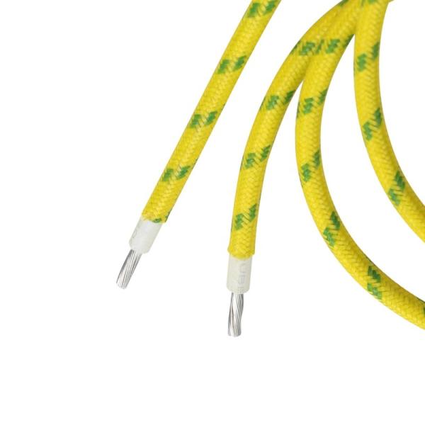 Flexible And Reliable Fiberglass Insulated Copper Wire Stranded Conductor Black