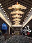 Bamboo Pendant Light For Kitchen Living Room E27 Wood Hanging Lighting Umbrella
