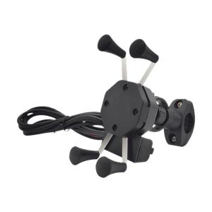 Wholesale Black 5V 2.5A X Claw Motorcycle Phone Mount For Iphone 11 0.3KG from china suppliers