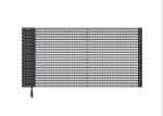 AC265V 260W Outdoor Transparent Led Display IP66 Photoelectric For Window Facade