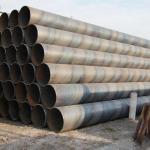 API 5L X60 X70 ASTM A252 Spiral Welded Tube SSAW Carbon Steel Pipe