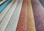 Woven Linen Velvet Upholstery Fabric 345gsm Flame Retardant