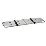 First Aid Aluminum Alloy 160Kgs Ambulance Double Fold Stretcher