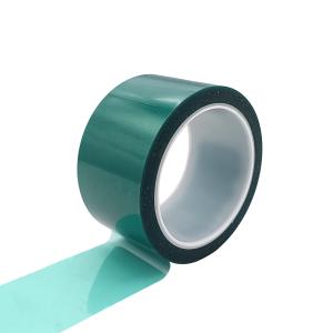 Wholesale Heat Resistant PET Adhesive Tape 0.09mm Splicing Tape Green Transparent High Adhesion Strength from china suppliers